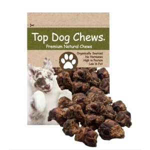 Knee Caps, 20 Count, Dog Beef Chew Bones,