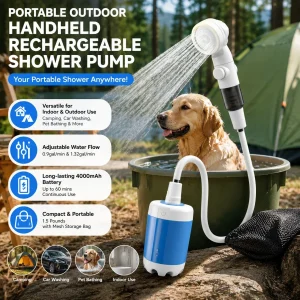 Portable Rechargeable Outdoor Shower Handheld