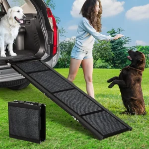 Folding Ramp For Large Dogs With Non-Slip Surface