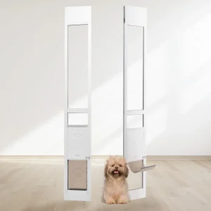 Dog Door Sliding Glass Door Adjustable Height Doggy Door Sliding