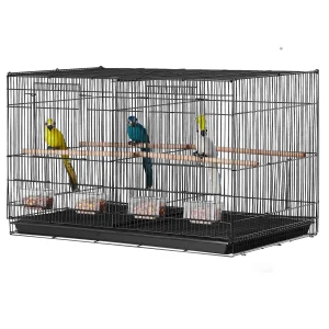 Flight Bird Cage Stackable Divided Small Animal Cage for Kinds of Birds Pet Travel Birdcage with Handle